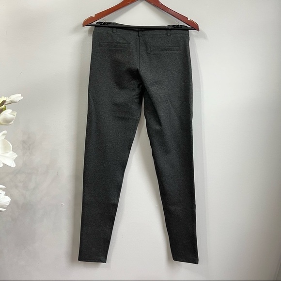 Betabrand Classic skinny stretch pants in dark gray color - Picture 9 of 10